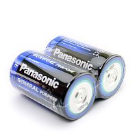 Батарейка солевая PANASONIC R20 (D) General Purpose 2 в п/э