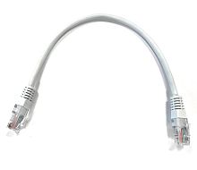 Патч-корд UTP4 cat 5e, 0,25м, ВС, белый, LSZH, Technolink