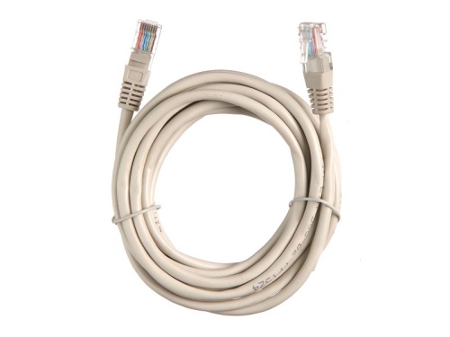 Патч-корд Technolink UTP4 cat 5e, 3,0м, BC, серый, LSZH