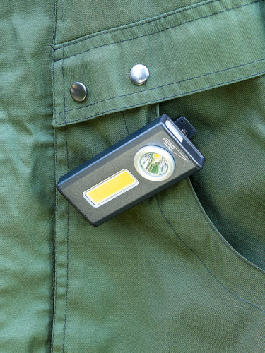 Фонарь ЯРКИЙ ЛУЧ XS -510 "Scout COB" Samsung LED 500лм +COB, 3реж, клипса/магнит, Li-Pol 1500mAh фото 5