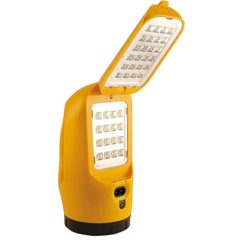 Фонарь ЯРКИЙ ЛУЧ LA-1W "раскладушка" аккумуляторный, 3 режима (3W/24/40 LED) фото 3