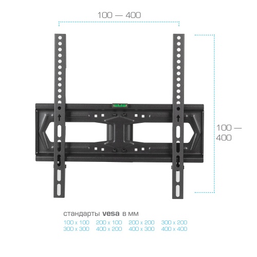 Мобильная стойка настольная KROMAX X-STAND-2 для LED/LCD TV 23"-55".max 30 кг, черная фото 5