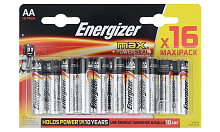 Батарейка щелочная ENERGIZER LR6 (AA) MAX 1.5В бл/16 (широкий) (Цена за 1шт)