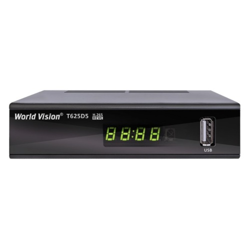 Цифровой ресивер  World Vision T625D5 (Эфирный, DVB-T2/C, HD, Dolby Digital)