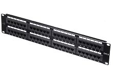 Патч-панель UTP, 19", 48 портов RJ45, cat.6, 2U, Dual Type, Netko СКС, "J"