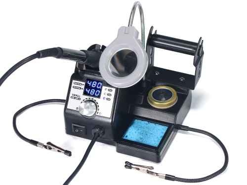 Паяльная станция с лупой YIHUA 926LED-IV 