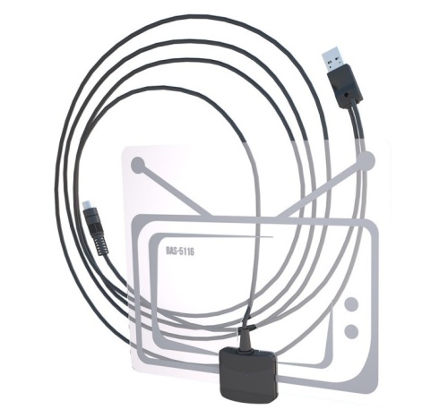 Антенна комнатная РЭМО BAS-5116-USB РЕКОРД (активная, 5V, ДМВ, без б/п, 32 дБи, коробка) фото 3