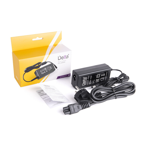 Блок питания Delta+ ETL-123000 (12V,3000mA имп. с сетевым шнуром), коробка фото 2