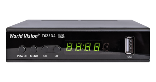 Цифровой ресивер  World Vision T625D4 (Эфирный, DVB-T2/C, HD, Dolby Digital)