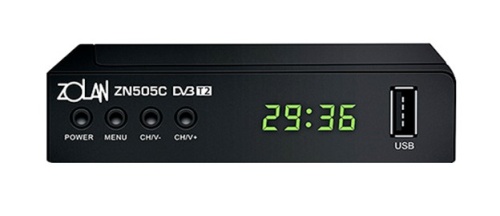 Цифровой ресивер Zolan ZN505C (DVB-T2, DVB-С)