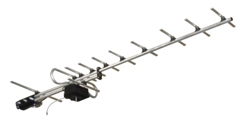 Антенна уличная Дельта Н1181А.03F 12V б/к (активная, DVB-T2, с б/п, 24.5-31 дБ, пакет)