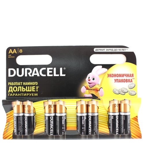 Батарейка щелочная DURACELL Basic LR6 (AA, MN1500) 1.5В бл/8 (Цена за 1 штуку) Батарейка щелочная DURACELL Basic LR6 (AA, MN1500) 1.5В бл/8 (Цена за 1 штуку)