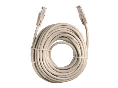Патч-корд Technolink UTP4 cat 5e, 10,0м, BC, серый, LSZH