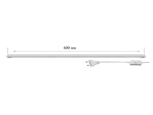 Светильник Ultraflash LWL-2022-01 св/диодный 9W 4500K 750лм IP20 600*19*15мм с эл. шнуром и выкл. фото 2
