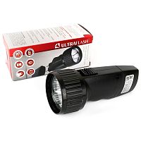 Фонарь Ultraflash LED 3859 аккумуляторный, 5 светодиодов, черный, зарядка 220В