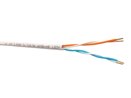 Витая пара LC UTP2 cat.5е, 305м, Сu, нг(А)-HF LSZH, серый