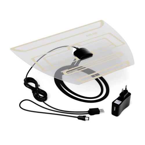 Антенна комнатная РЭМО BAS-5122-USB ASTRA (активная, ДМВ, с б/п, 37 дБи, коробка) фото 2 Антенна комнатная РЭМО BAS-5122-USB ASTRA (активная, ДМВ, с б/п, 37 дБи, коробка) фото 2