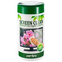 Чистящие салфетки "Screen Clean", для LCD/TFT экранов и мониторов, в тубе, 100шт.