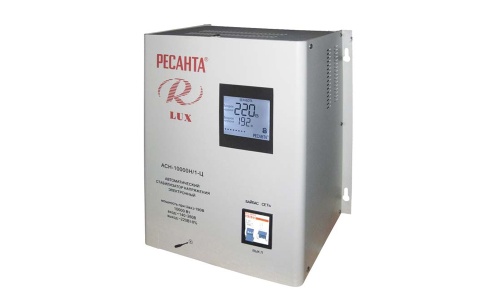 Стабилизатор напряжения однофазный РЕСАНТА LUX АСН-10000Н/1-Ц (10 кВт) фото 2