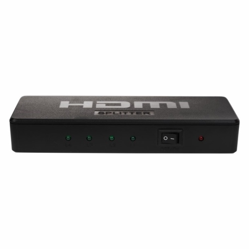 Делитель гнездо HDMI на 4 гнезда HDMI,  пластик  фото 2