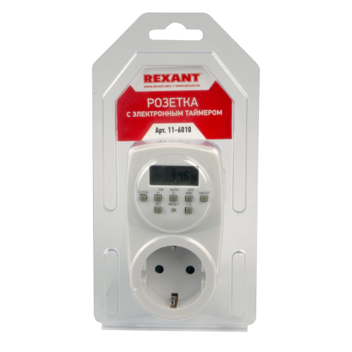 Розетка с электронным таймером  REXANT RX - 31А