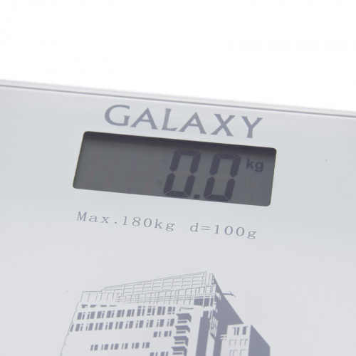 Весы напольные GALAXY GL4803, с рисунком "Город" фото 2