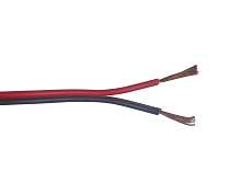 Акустический кабель 2*0.50 мм2 (28*0.15мм) CCA, 100м NETKO Optima (ч/к)