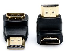 Переходник HDMIгн - HDMIшт, угловой 90гр, пакет