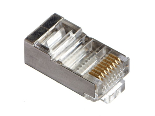 Коннектор RJ-45 (8p8c) cat.5е экранированный фото 2