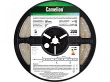 Св/диод. лента CAMELION SL-3528-60-C01W теплый белый свет, 300 LED 12В 24W 5м IP20