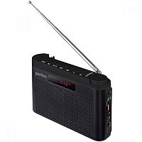Радиоприемник цифровой ТАЙГА FM+ 66-108МГц/ MP3/ встроенный аккум,USB/ черный