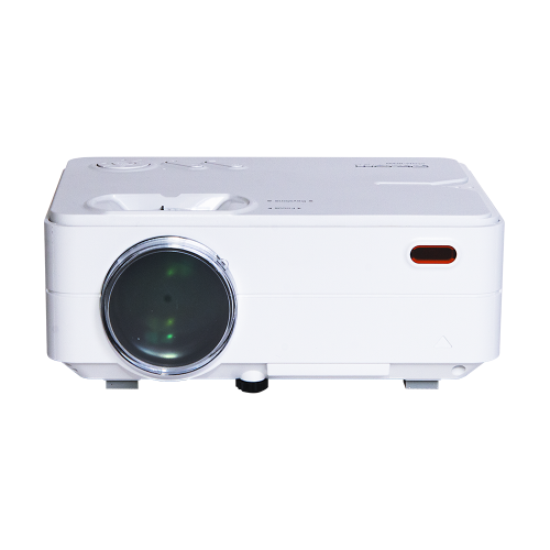 Видеопроектор ATOM-813W, LCD, 2000 lum, 1280*720, 220V, 5V, Mirror screen, белый фото 3