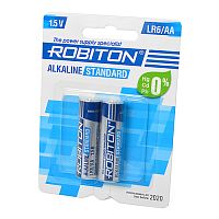 Батарейка щелочная ROBITON STANDARD LR6 BL2 (Цена за 1 шт.)