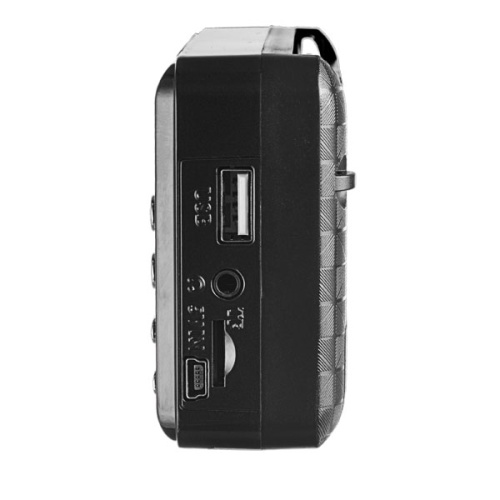 Радиоприемник цифровой Perfeo PALM FM+ 87.5-108МГц/ MP3/ питание USB или 18650/ черный  фото 2