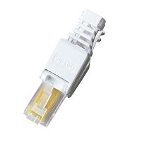 Коннектор RJ-45 (8p8c) cat.5e, быстрозажимной ручной