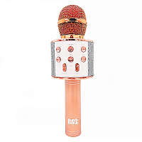 Караоке-микрофон B52 KM-130P, 3Вт, АКБ 800мА/ч, BT (до10м), USB, беспр.микроф.