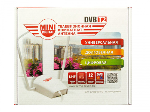 Антенна комнатная РЭМО BAS-5107-USB MINI DIGITAL (активная, 5V, DVB-T2, без б/п, 33 дБи, коробка) фото 2 Антенна комнатная РЭМО BAS-5107-USB MINI DIGITAL (активная, 5V, DVB-T2, без б/п, 33 дБи, коробка) фото 2