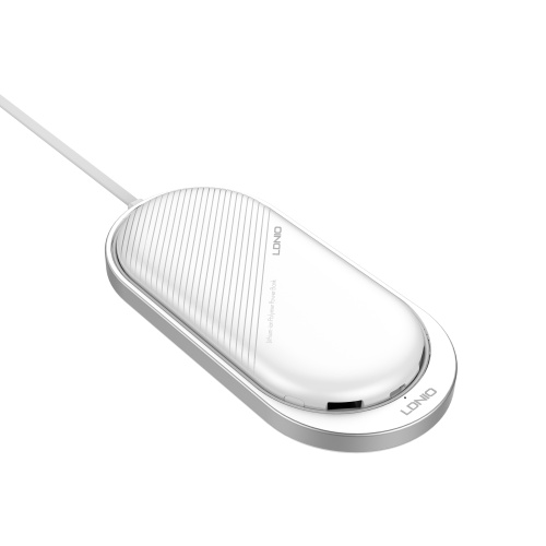 Зарядное беспроводное устройство и внешний аккумулятор 10000mAh 2 в 1 LDNIO фото 2