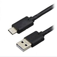 Кабель USB А - USB 2.0 Type-C 1м черный Netko