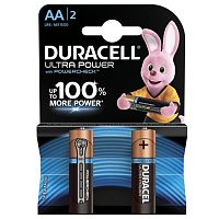 Батарейка щелочная DURACELL LR6 (AA) Ultra Power 1.5В  бл/2 (Цена за 1 шт.)