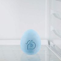 Поглотитель запахов Diatomitic DF-01 голубой в форме яйца, из диатомита (освежитель для холодильника