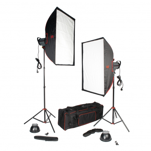 Комплект галогенных осветителей Falcon Eyes QLBK-1000 v2.0 фото 2 Комплект галогенных осветителей Falcon Eyes QLBK-1000 v2.0 фото 2