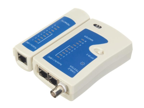 Тестер кабельный  RJ45, RJ11, RJ12, BNC (NS 468Bv2) 