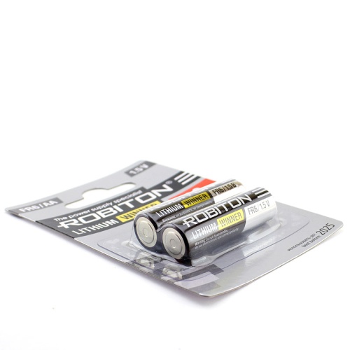 Батарейка литиевая ROBITON FR6 (AA) LITHIUM WINNER Li/FeS2 1.5В бл/2 (R-FR6-BL2)