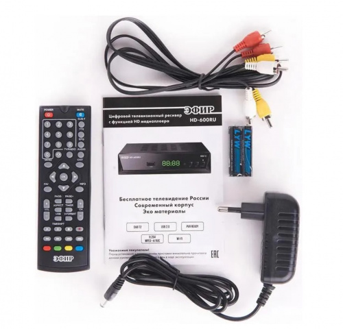 Цифровой ресивер СИГНАЛ ELECTRONICS Эфир HD-600RU (Эфирный DVB-T2) фото 6