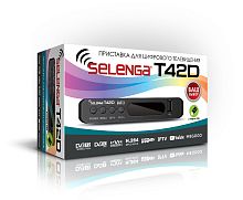 Цифровой ресивер  Selenga T42D (Эфирный DVB-T2/C, Dolby Digital)УЦЕНКА,ПОСЛЕ РЕМОНТА