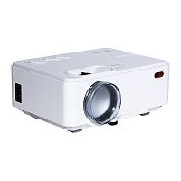 Видеопроектор ATOM-813W, LCD, 2000 lum, 1280*720, 220V, 5V, Mirror screen, белый