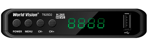 Цифровой ресивер  World Vision T625D2 (Эфирный, DVB-T2/C, HD, Dolby Digital)