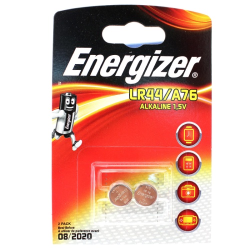 Батарейка щелочная ENERGIZER LR44 (G13) 1.5В бл/2 (Цена за 1 шт.)