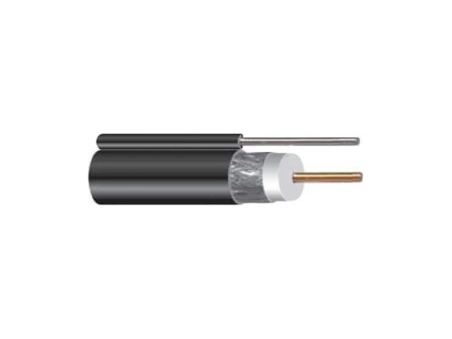 Кабель коаксиальный RG-11U Netko (CCS, 96AL) наружный, черный (305м) фото 2